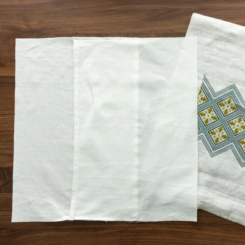 Cushion Backing Kits Natural Essex - Pillow Fabric Set