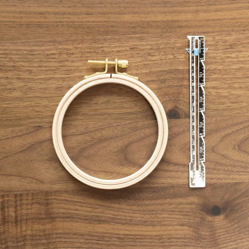 Avlea Beechwood 4" Embroidery Hoop 