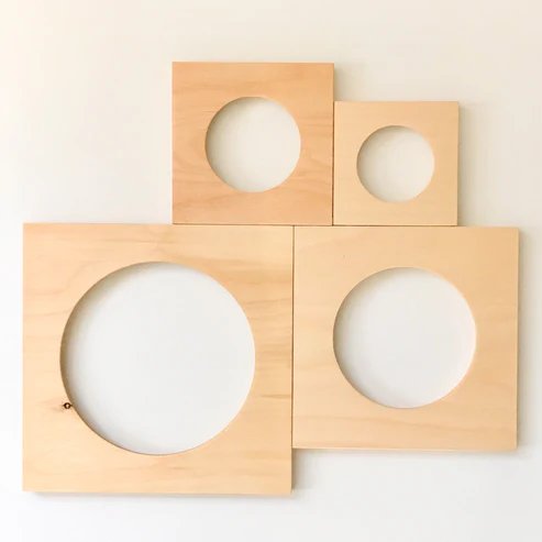 Avlea 6" Frames - Square Natural Finish