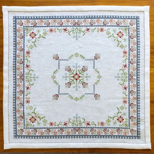 Santorini Floral - PDF Cross Stitch Pattern