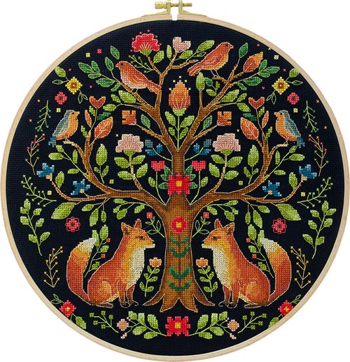 The Tree of Forest Tales - Cross Stitch Kit