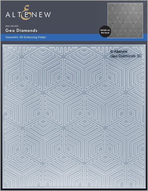 Geo Diamonds - 3D Embossing Folder