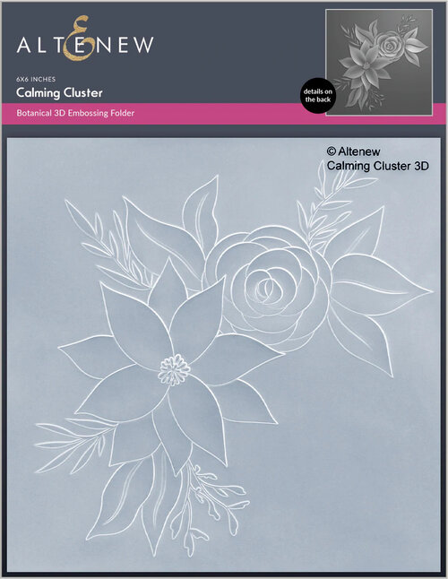 Calming Cluster - 3D Embossing Folder