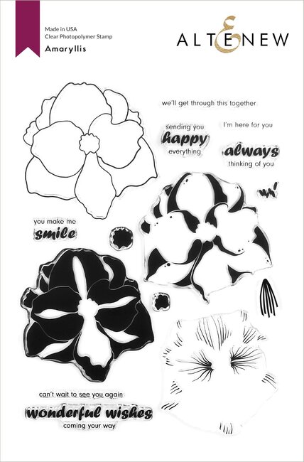 Amaryllis Flowers - Clear Stamp Set