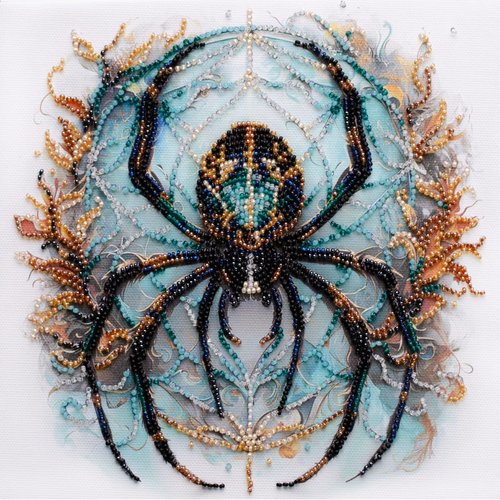 Crystal Web - Bead Embroidery Kit