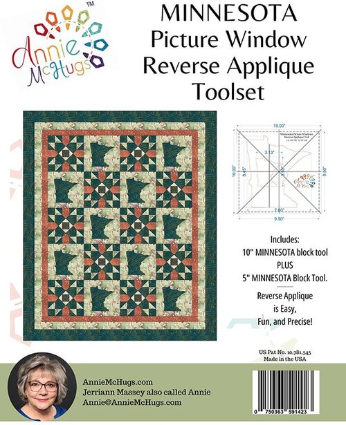 Annie Mchugs Picture Window Minnesota - Quilt Pattern - 123Stitch