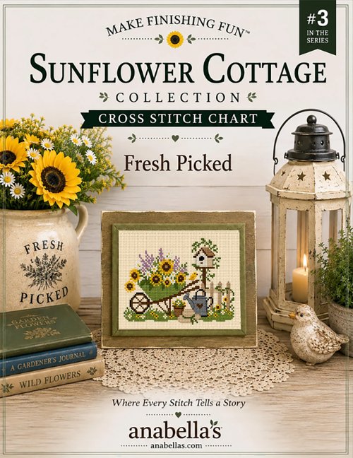 Sunflower Collection: Fresh Picked - Cross Stitch Pattern