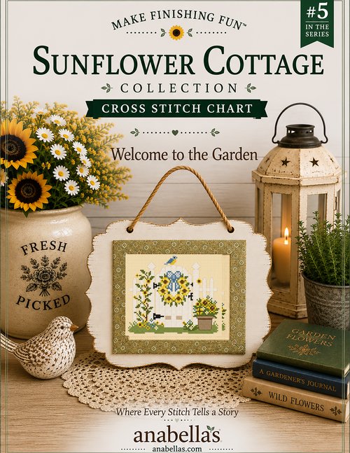 Sunflower: Welcome to the Garden - Cross Stitch Pattern