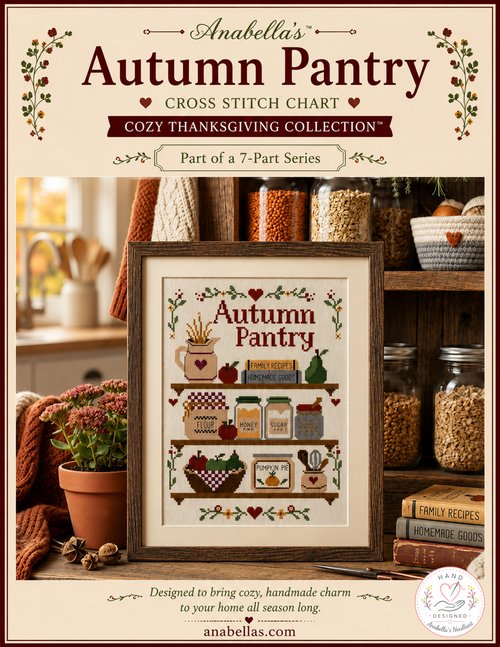 Cozy Thanksgiving: Autumn Pantry - Cross Stitch Pattern