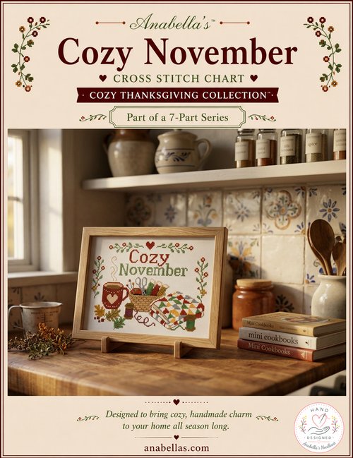 Cozy Thanksgiving: Cozy November - Cross Stitch Pattern