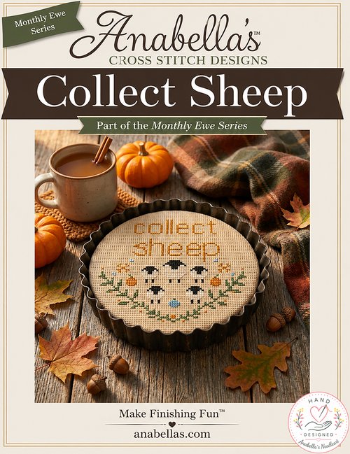 Monthly Ewe: Collect Sheep - Cross Stitch Pattern