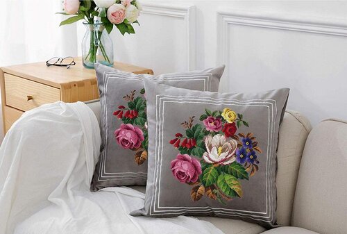 Magnolias and Roses - Cross Stitch Pattern