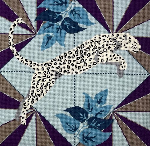 Leopard - Vibrant Colourway - Needlepoint / Tapestry Kits