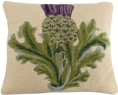 The Scottish Thistle On Cream - Needlepoint / Tapestry Kits