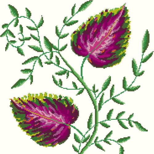 A Fine Vine - Cream - Needlepoint / Tapestry Kits