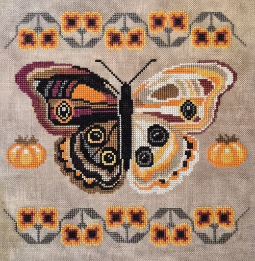 A Study in Persimmon - Cross Stitch Pattern