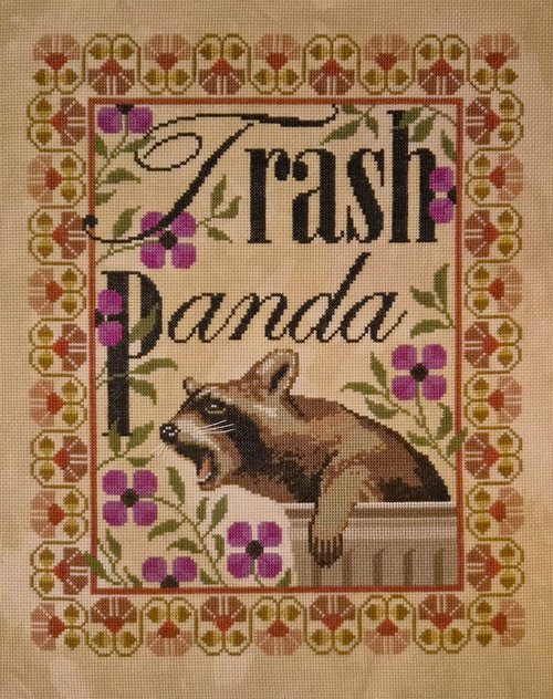 Trash Panda - Cross Stitch Pattern