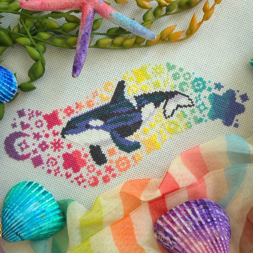 Rainbow Current - Cross Stitch Pattern