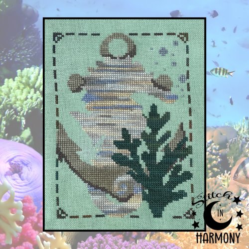 Stitched in Harmony: Reef Dancer - Cross Stitch Pattern