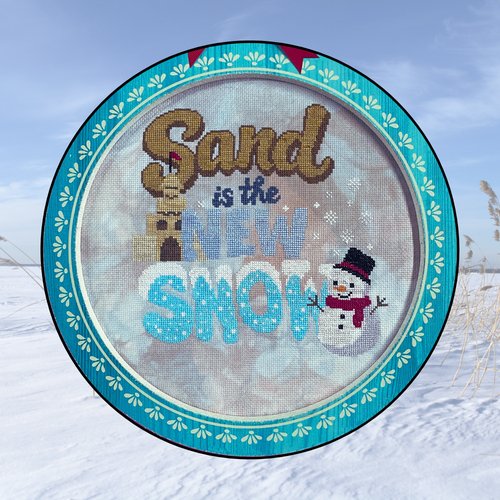 Sand is the New Snow - Cross Stitch Pattern