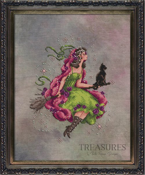 Treasures: Sorceress Ashaenvale - Cross Stitch Pattern