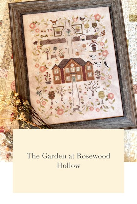 The Garden at Rosewood Hollow - Cross Stitch Pattern