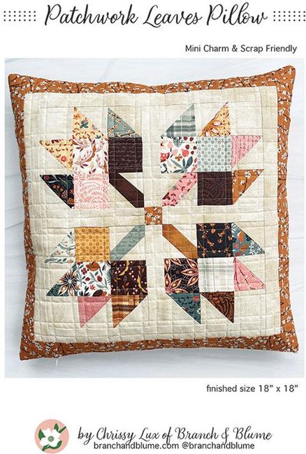 Patchwork Leaves Pillow - Quilt Pattern