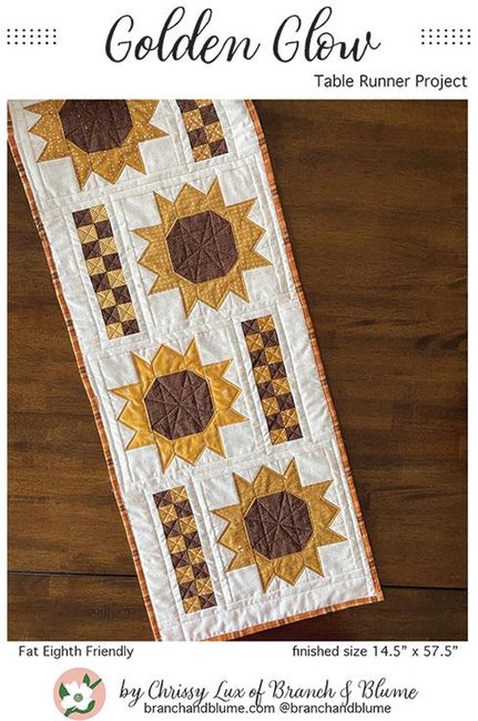Golden Glow Table Runner - Quilt Pattern
