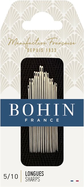 Bohin Sharps Needles - Assorted Sizes 10/5