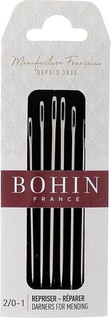 Bohin Short Darners Needles - Size 2/0-1