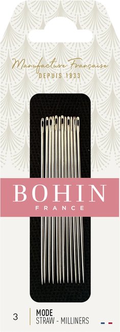 Bohin Milliners Needles - Size 3