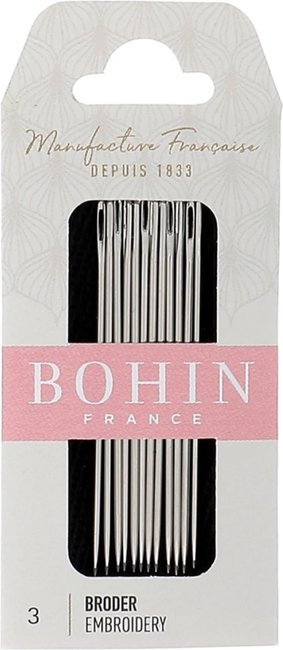 Bohin Embroidery Needles - Size 3