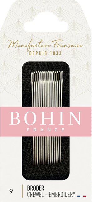 Bohin Embroidery Crewel Needles - Size 9