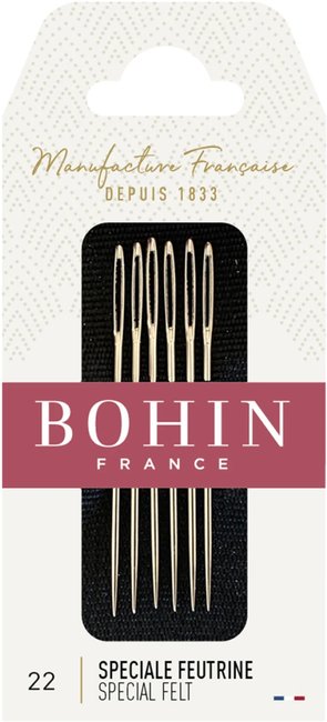 Bohin Chenille Needles for Felt Work - Size 22