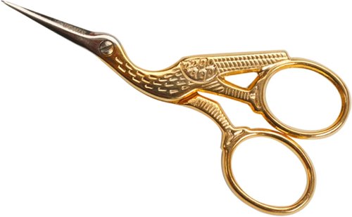 Bohin Gilded Stork Scissor 4"