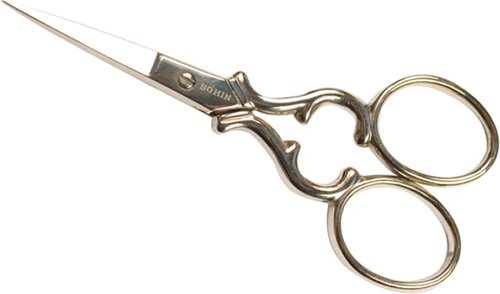 Bohin Heart Embroidery Scissor - 3.5" Chrome