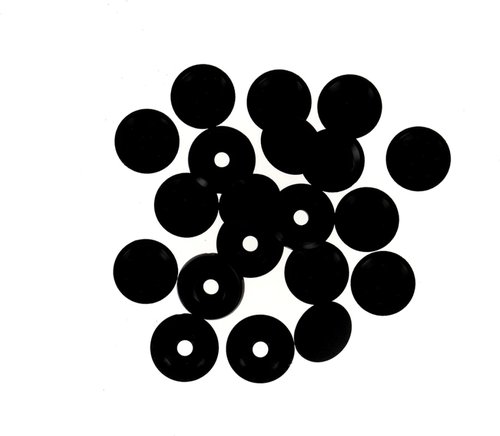 Finger Snap Buttons 9mm - Black 8 ct. 