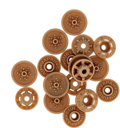 Finger Snap Buttons 13mm - Beige 8 ct. 