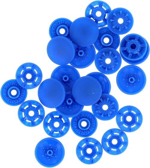Finger Snap Buttons 13mm - Royal Blue 8 ct. 