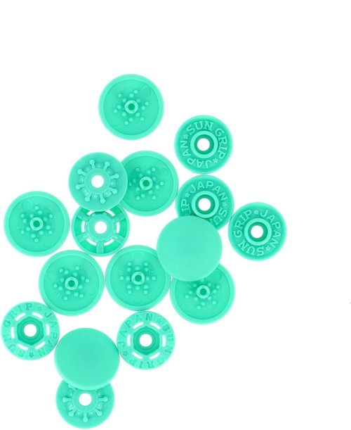 Finger Snap Buttons 13mm - Mint Green 8 ct. 