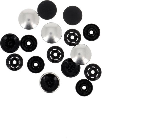 Finger Snap Buttons 1/2" - Silver 4 ct. 