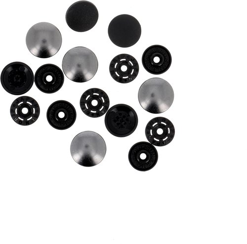 Finger Snap Buttons 1/2" - Gunmetal 4 ct. 