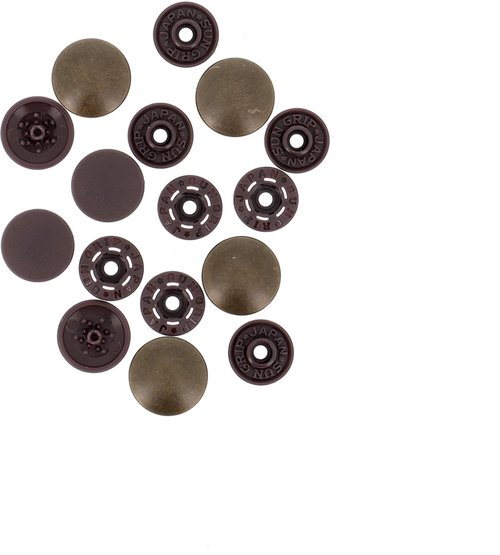 Finger Snap Buttons 1/2" - Copper 4 ct. 
