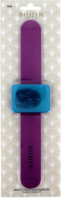 Magnetic PIncushion Bracelet - Purple