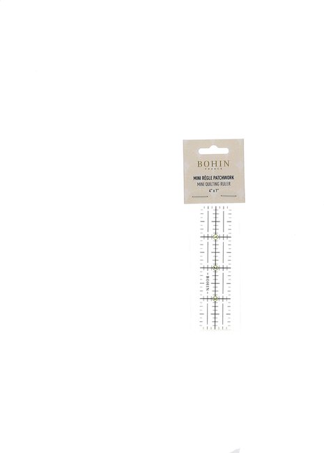 Bohin Mini Quilting Ruler 4" x 1"