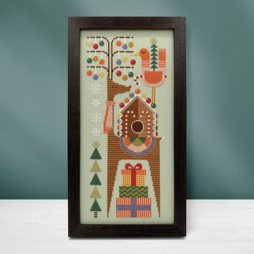 Sugarplum Stag - Christmas Cross Stitch Pattern