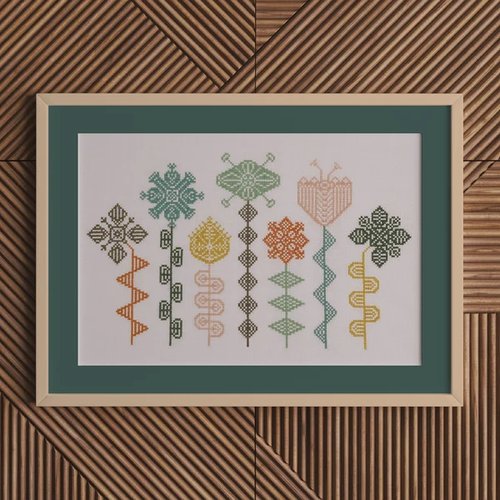 My Flowers - Cross Stitch Pattern