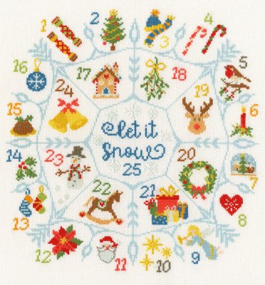 Countdown To Christmas - Christmas Cross Stitch Kit
