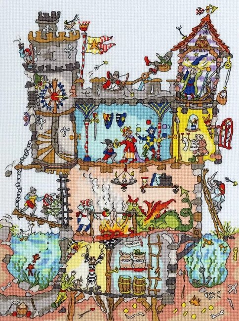 Kit Ricamo A Punto Croce - Bolle E Latrati - Bothy Threads