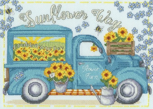Sunflower Way - Cross Stitch Kit
